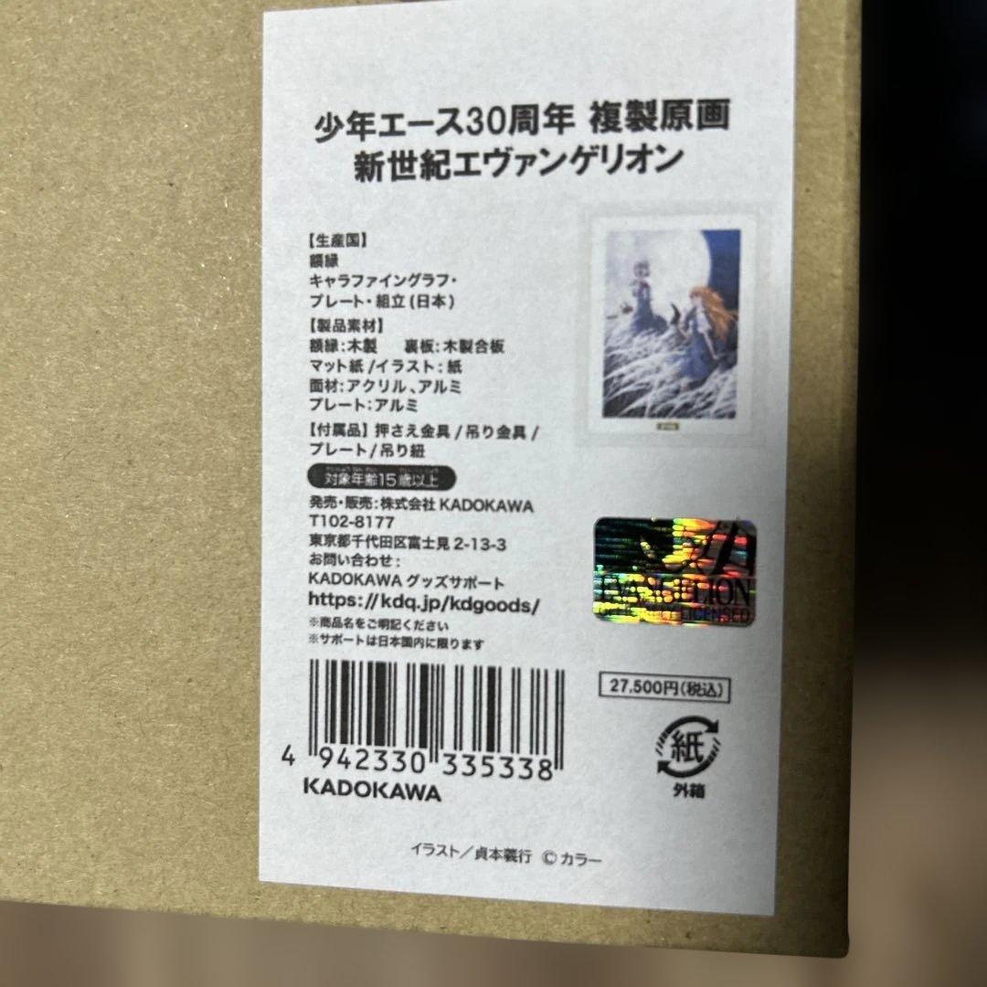 新世紀エヴァンゲリオン 少年エース30周年 複製原画