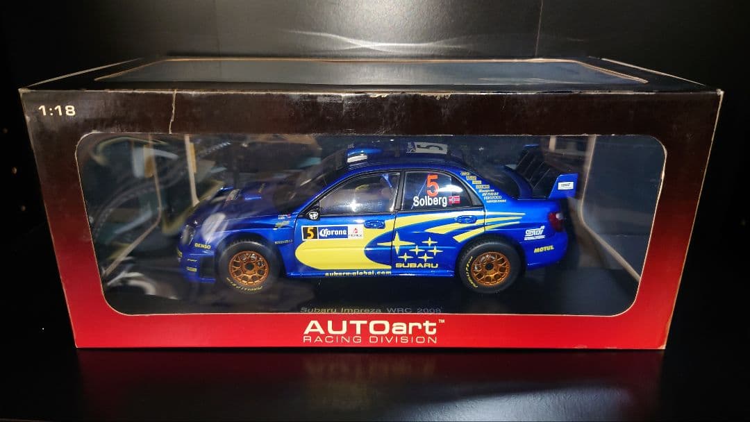 autoart 1/18 スバル インプレッサ 2005 #5 ソルベルグ