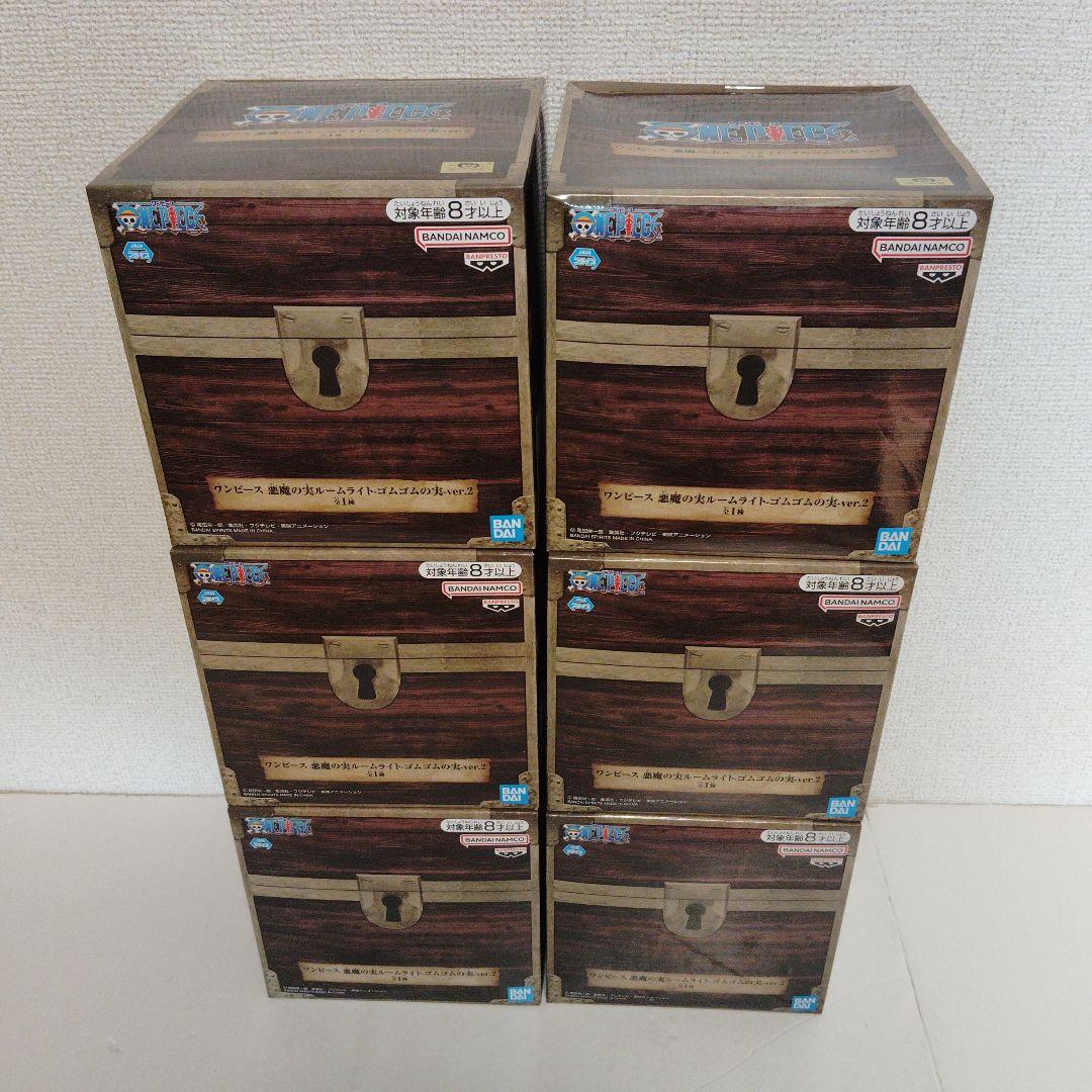 未開封　ワンピース 悪魔の実ルームライト-ゴムゴムの実-ver.2 ×6点セット
