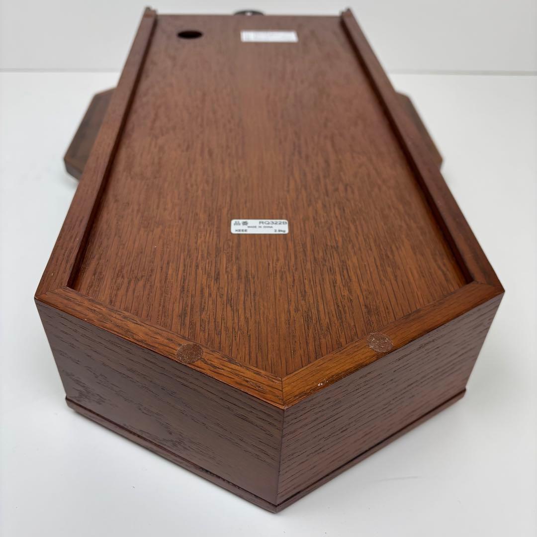 【未使用】SEIKO アンティーク調柱時計　RQ322B 昭和レトロ