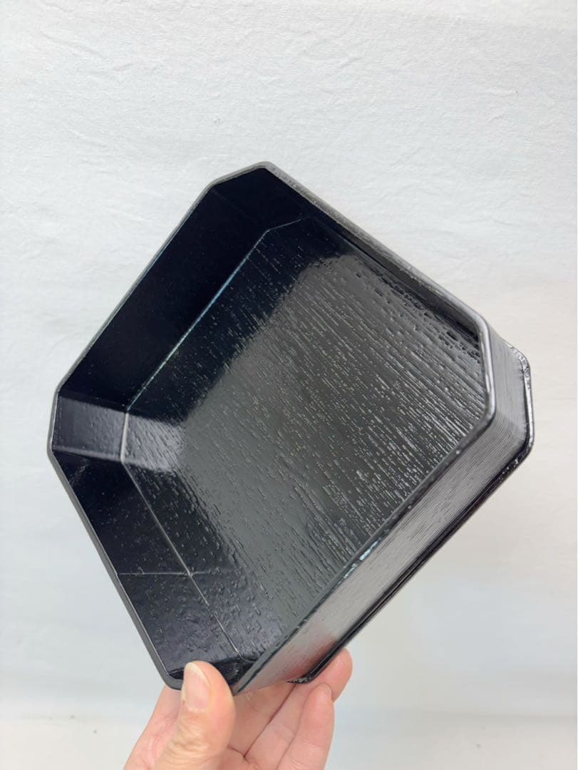 ほぼ未使用 懐石道具 木製柿合塗 5段縁高重 茶懐石 利休好写 お正月 紙箱