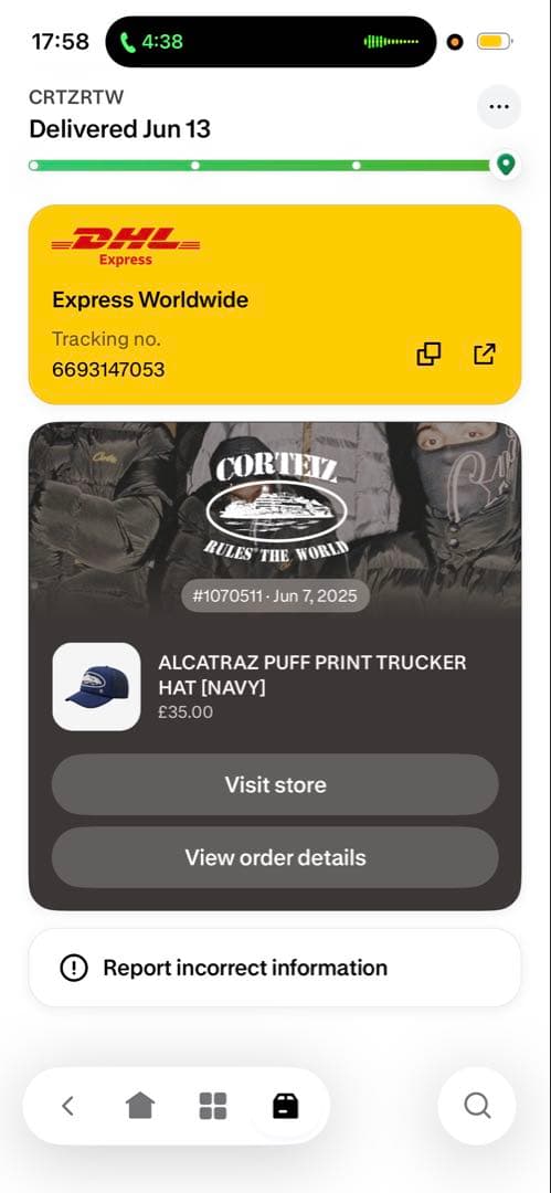 正規品 CORTEIZ 藍色 メッシュキャップ uk us drip