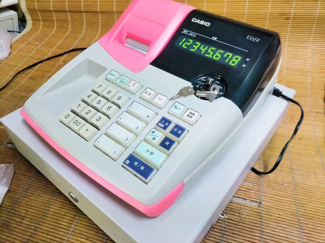 カシオレジスター　106ER　簡単便利特殊　送料込　291194