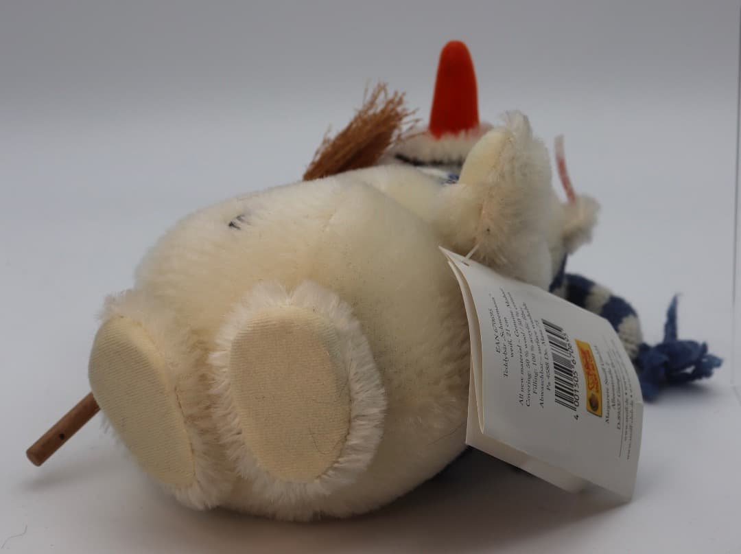 MAN 2001年 STEIFF ほうきを持ったスノウマン 21cm