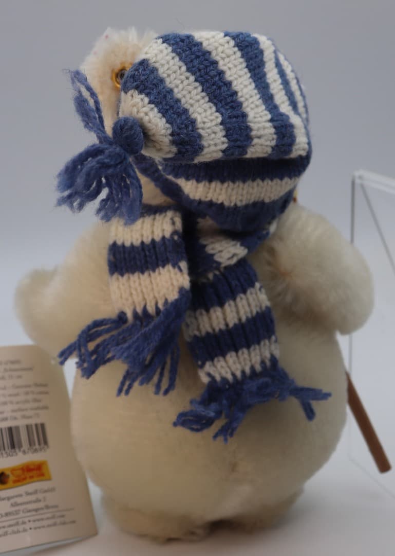 MAN 2001年 STEIFF ほうきを持ったスノウマン 21cm