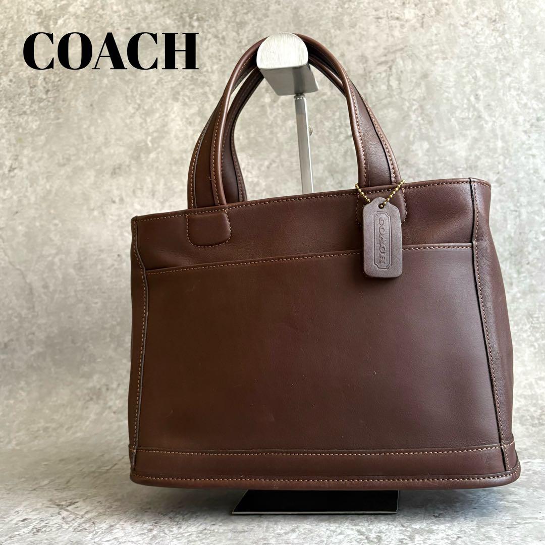 【極美品】COACH オールドコーチ ハンドバッグ トート USA製