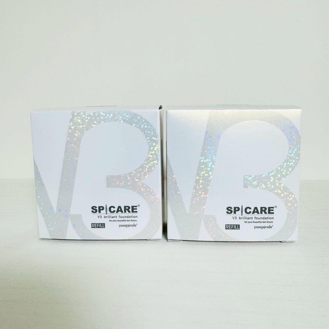 スピケア V3 ブリリアントファンデーション★詰替×2個★ 正規品 ロット番号付