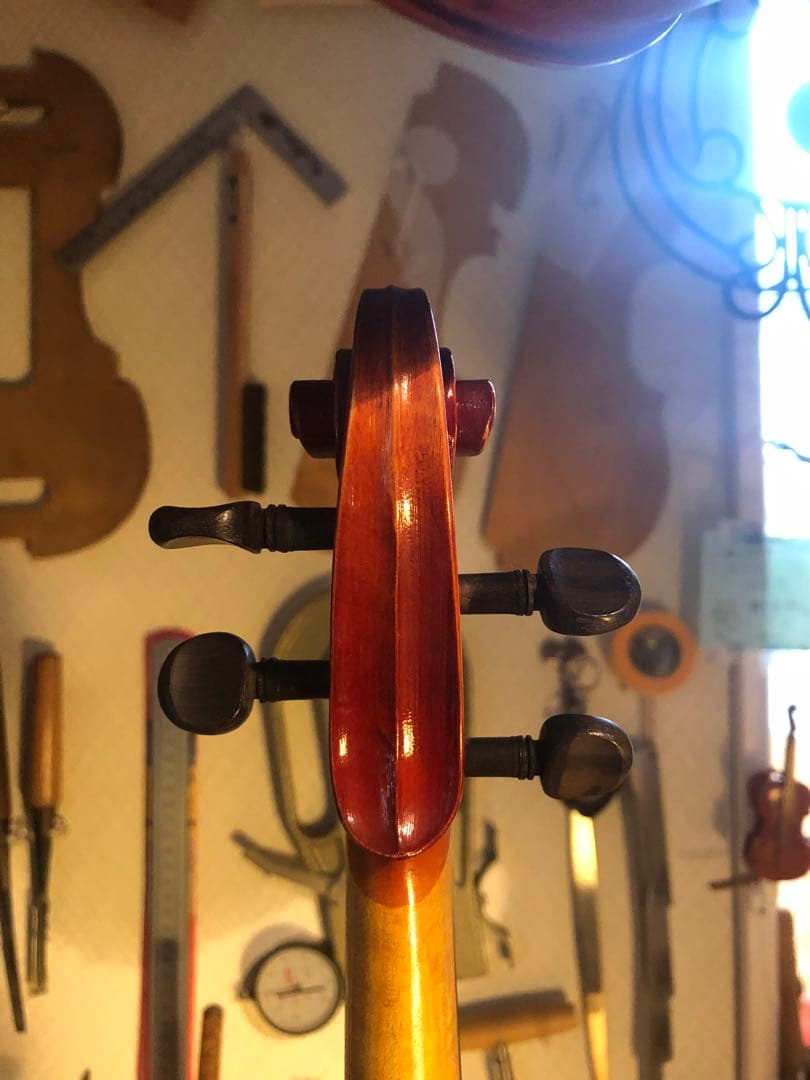 【駒&魂柱調整済】SuzukiバイオリンNo350 1/2 1976