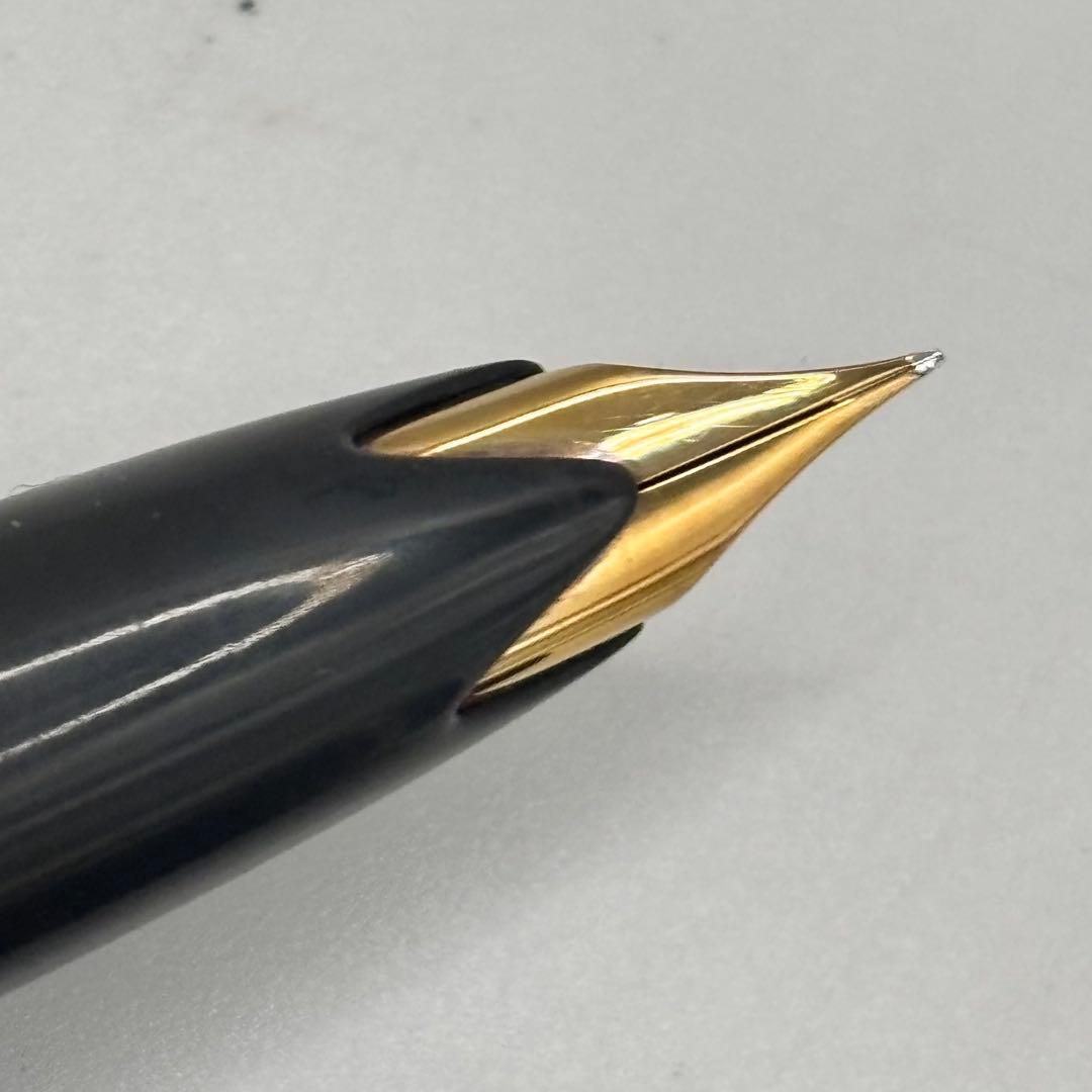 MONTBLANC 万年筆 No,24 青色インクビュー ブラック