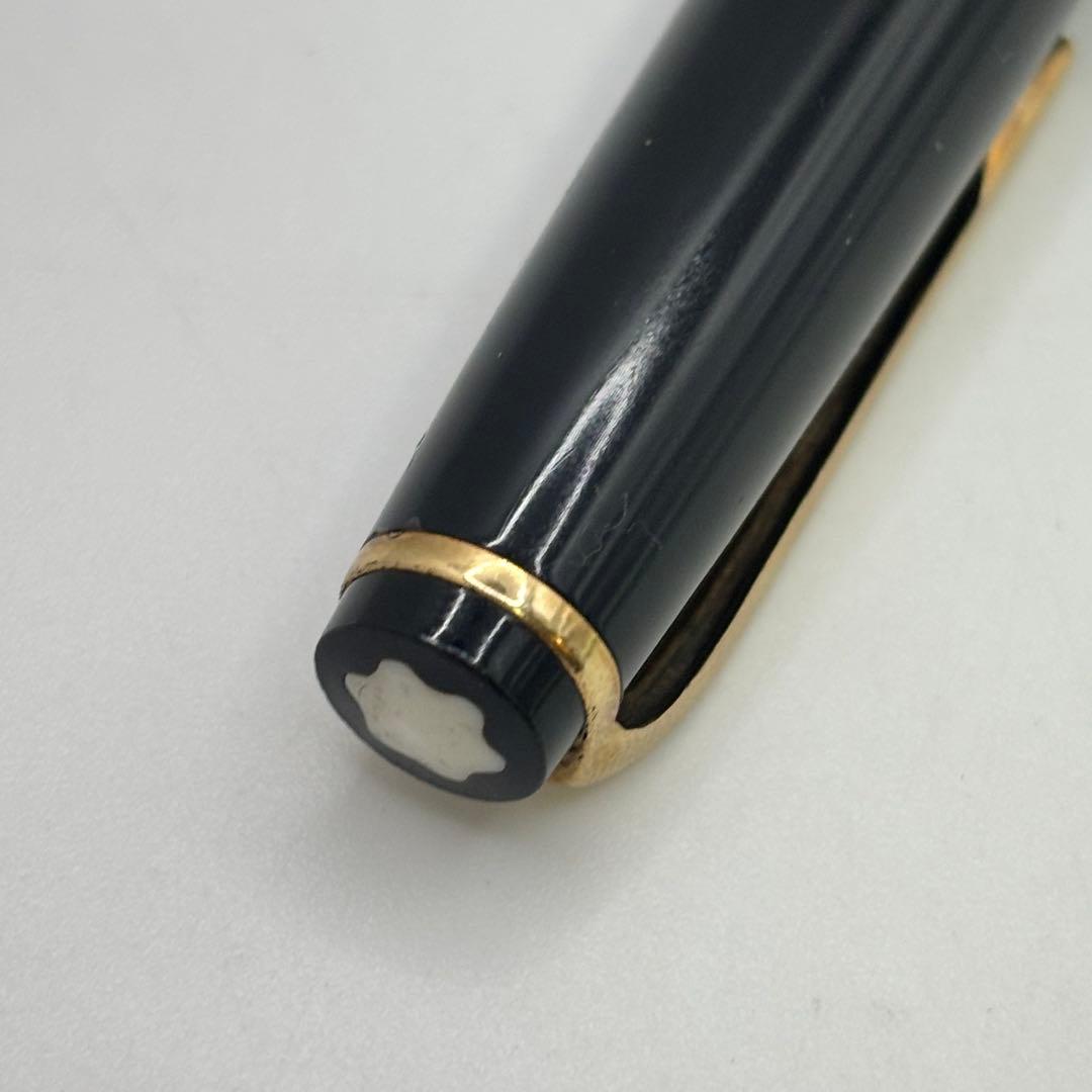 MONTBLANC 万年筆 No,24 青色インクビュー ブラック