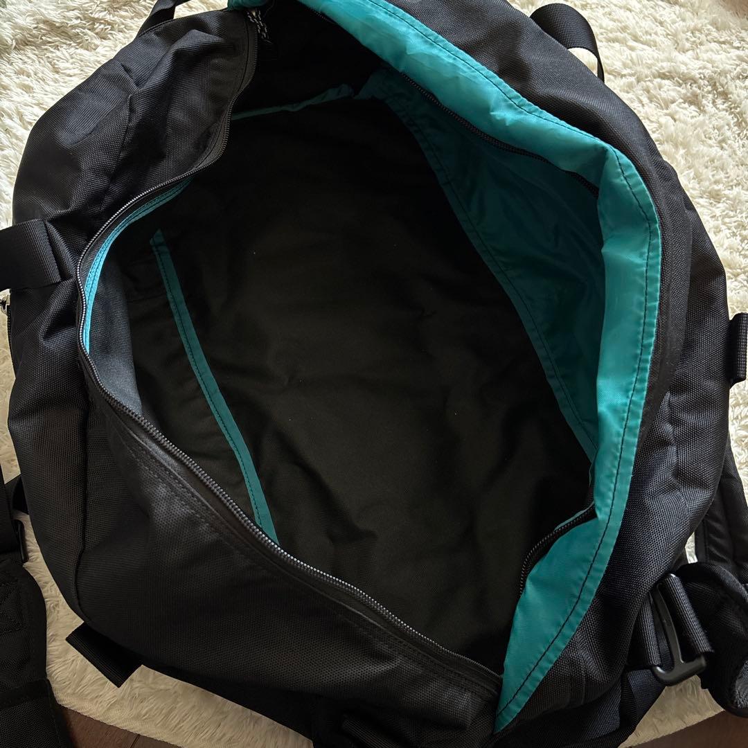 CHUMS ボストンバッグ 黒/青 大きめ