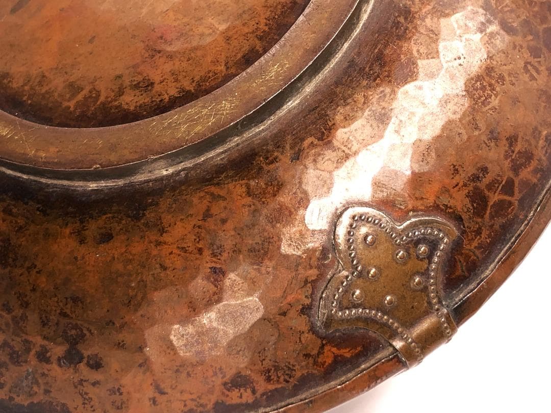 【 銅虫 花水注 】　安芸金工　銅蟲　江戸時代