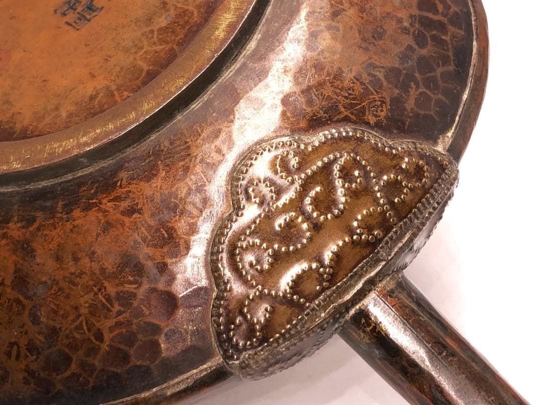 【 銅虫 花水注 】　安芸金工　銅蟲　江戸時代