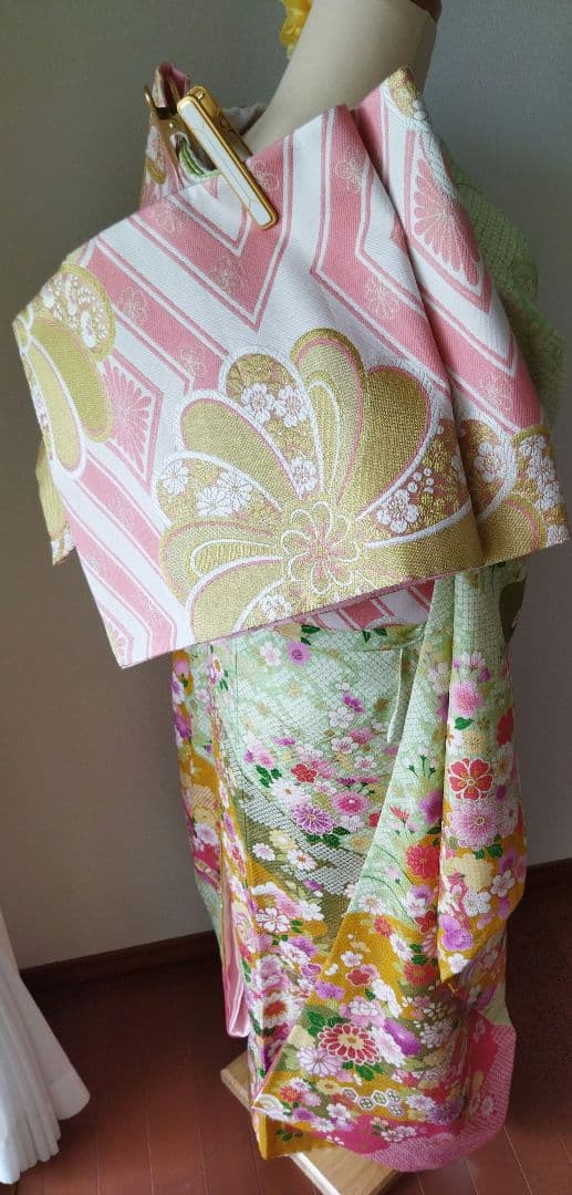 Chibami-u様　426.振袖7点セット 正絹　フルセット　成人式