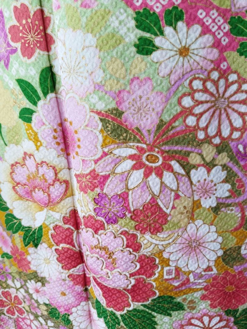 Chibami-u様　426.振袖7点セット 正絹　フルセット　成人式