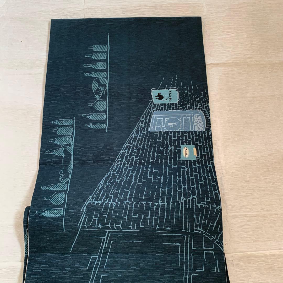 お譲り先決まりました猫のバー 名古屋帯