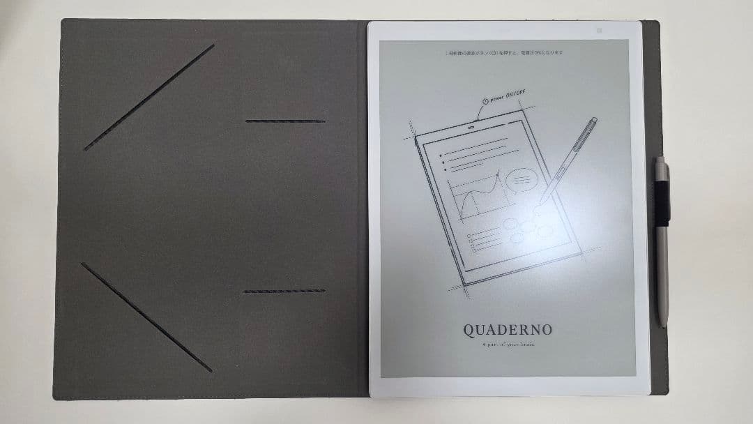 A 4【本体+LAMYペン+純正ケース】QUADERNO(Gen2)電子ペーパー