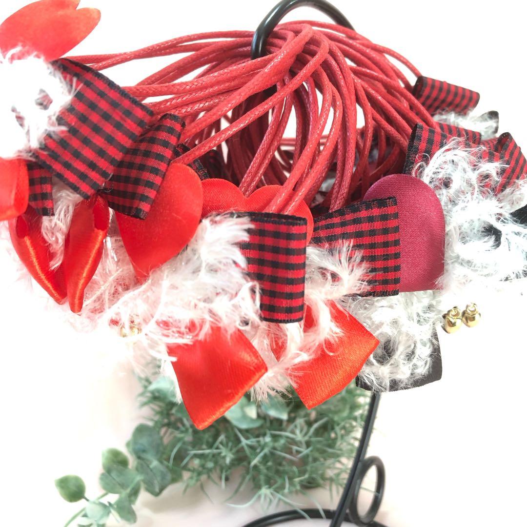 １セット限定❤️バレンタインハートリボンセット❤️【２０本】トリミングチョーカー