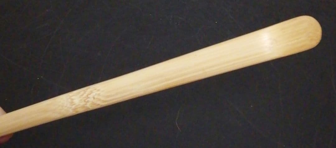 宗完書付　歌銘　銘『白露』　竹　茶杓　共箱　茶道具