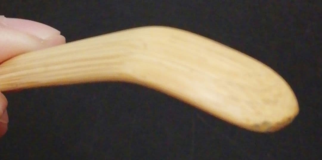 宗完書付　歌銘　銘『白露』　竹　茶杓　共箱　茶道具