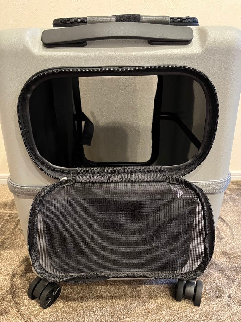 【一度のみ使用】PETiCO ぺットキャリー Lサイズ　サンドグレー