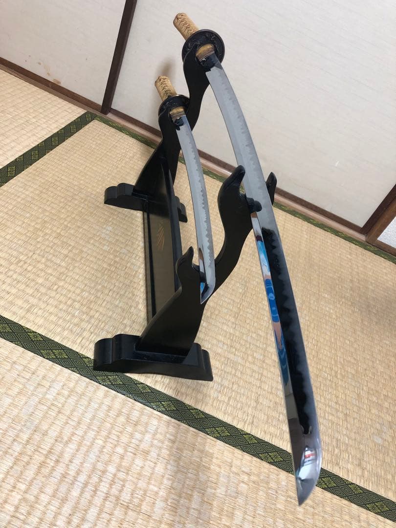 模造刀　大小　刀掛け　セット