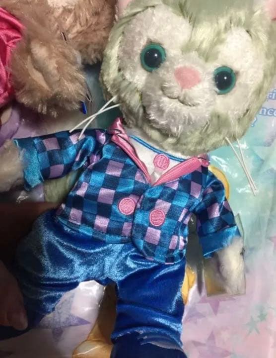 香港ディズニー　ぬいぐるみ　ss　ダッフィー　フレンズ　ジェラトーニ　周年