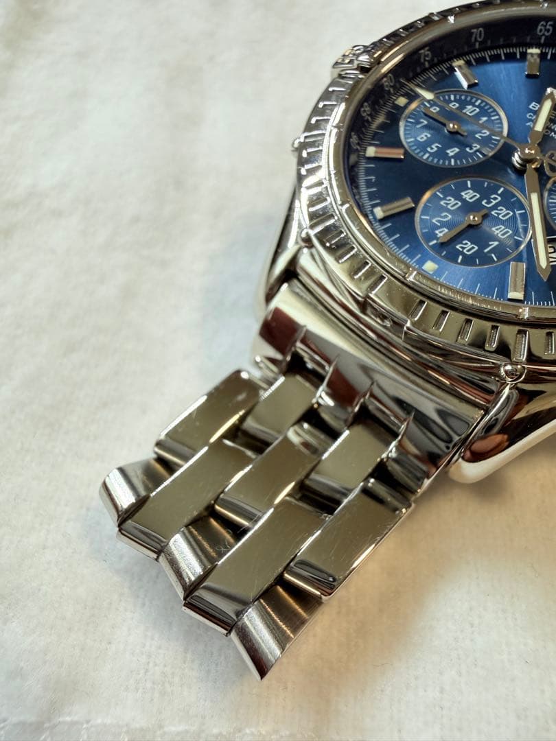 オーバーホール済 ブライトリング A35312 シャドウフライバッククロノグラフ