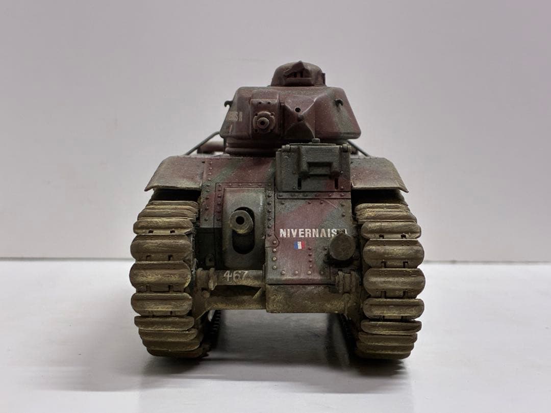タミヤ 1/35 B1 bis 完成品 戦車　模型　プラモデル　フランス