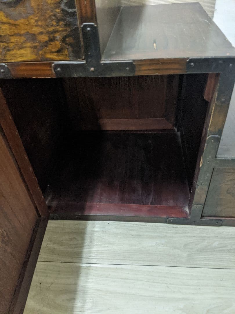 時代物　階段箪笥　和箪笥　両開き　　箪笥