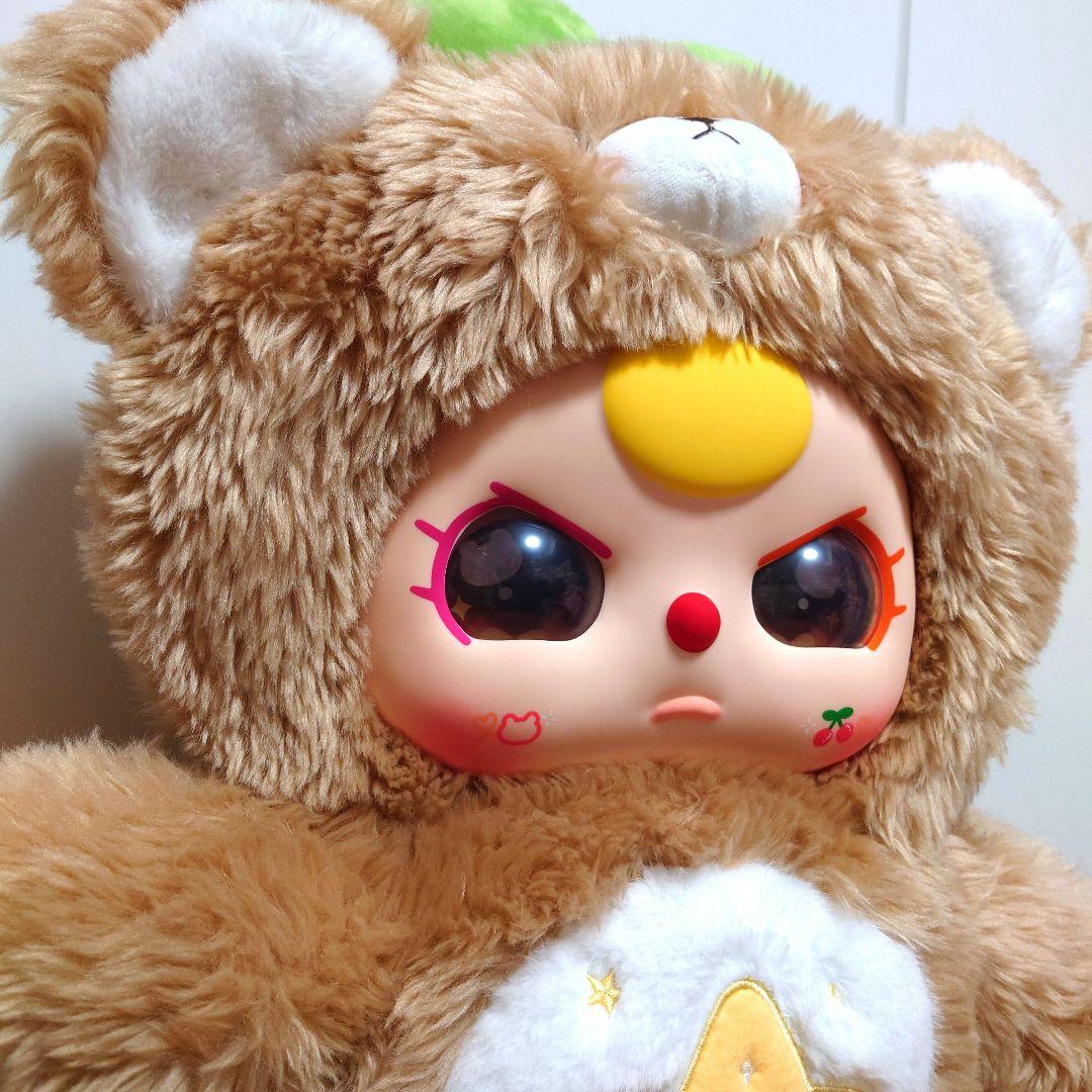 23日まで限定価格！　Babythree　1000%　茶色　くま親子　オッドアイ