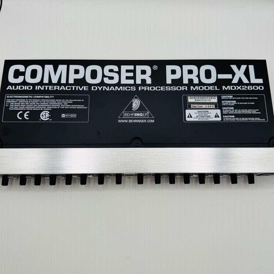 【極美品】Behringer MDX2600 COMPOSER PRO-XL