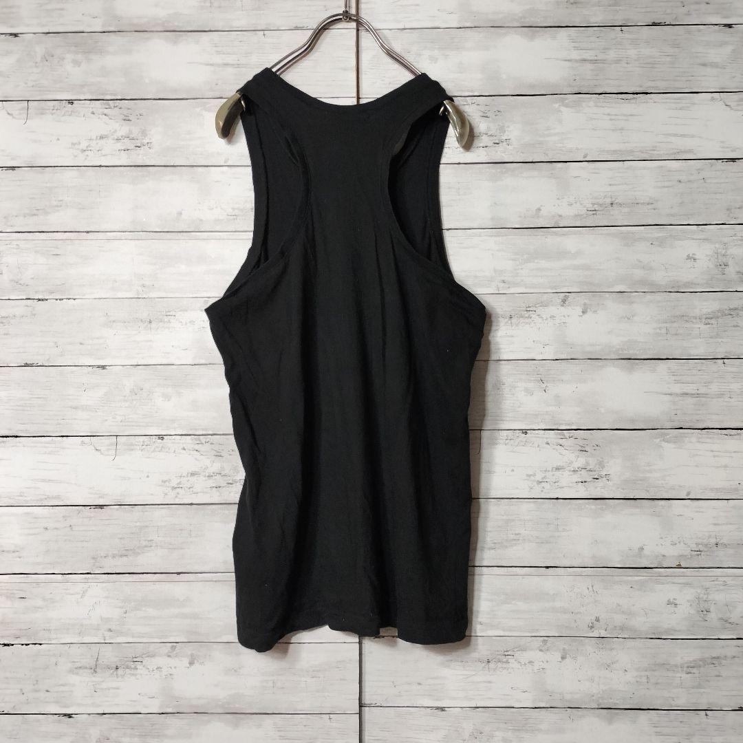 ヨウジヤマモトプールオム ヘンリーネックタンクトップ ノースリーブカットソー 綿