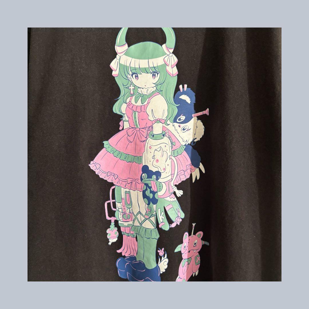 【KIDILL】 LOLITA GIRL T-SHIRT HARD WASH