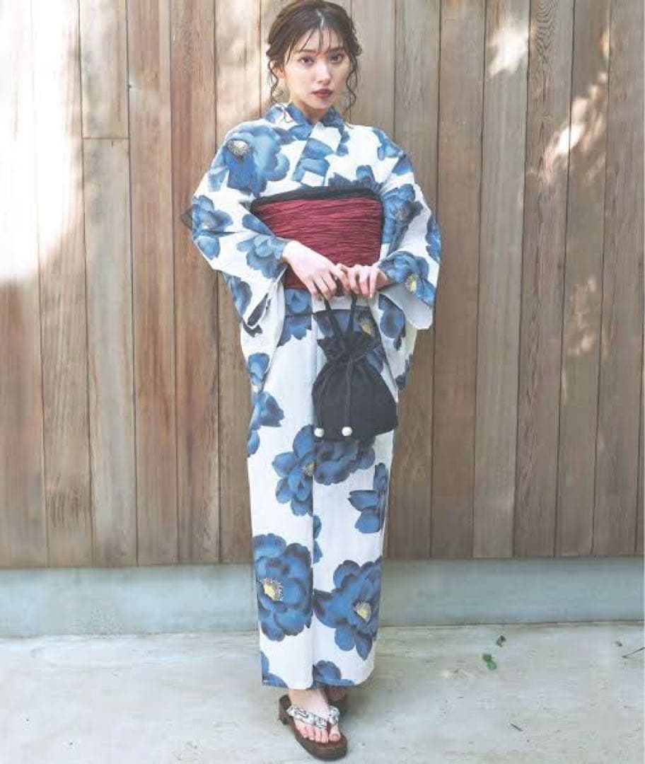 Dita 浴衣 湊色の幻想牡丹