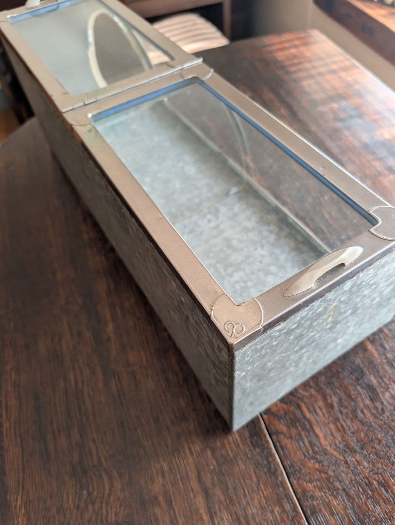 アンティーク ショーケース ガラスケース 蓋付