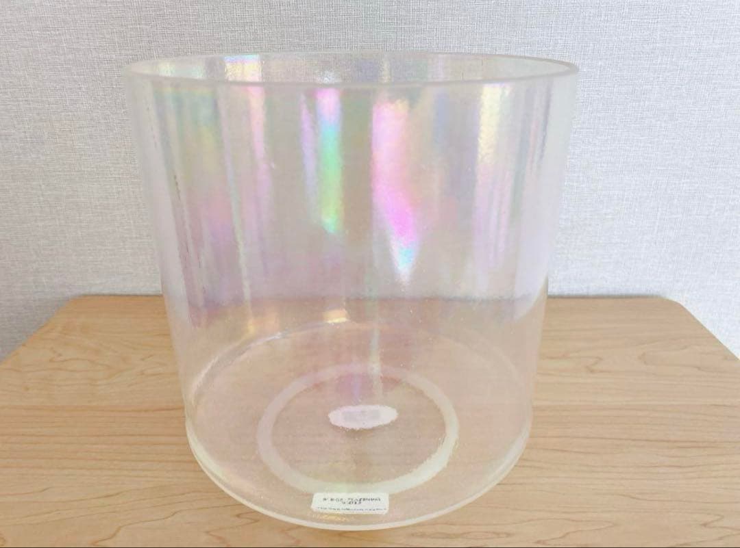 アルケミークリスタルボウル 8inch B-40 プラチナムリング付き