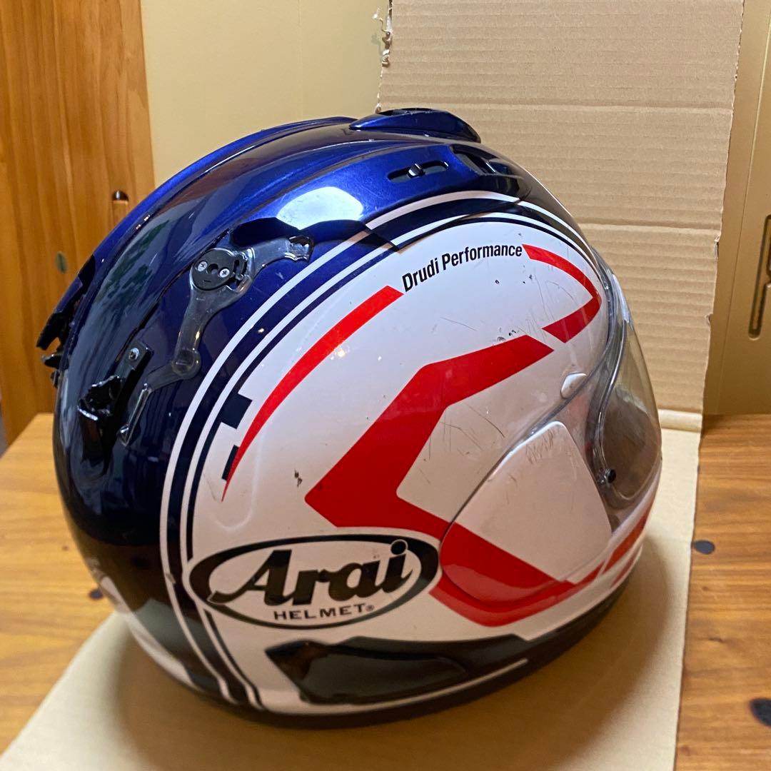 Arai RX-7X ステートメント白　バイク　ヘルメット