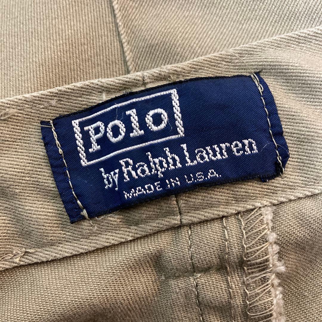 ザ*カ様 Ralph Lauren ラルフローレン　ポロチノ　USA製 2タック