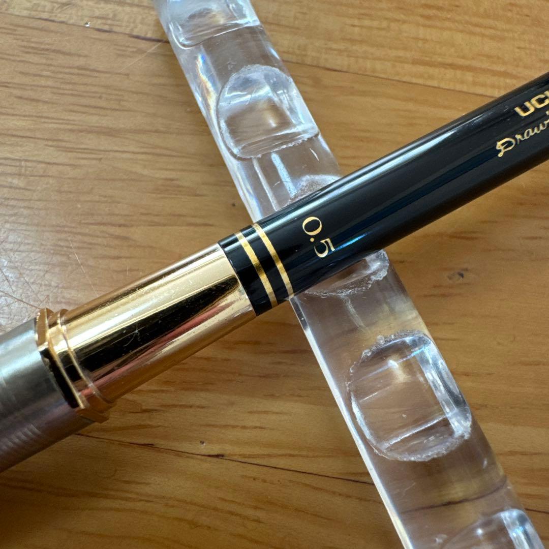 新品 廃盤 UCHIDA ウチダ ドローイングシャープ D型 シャーペン 0.5