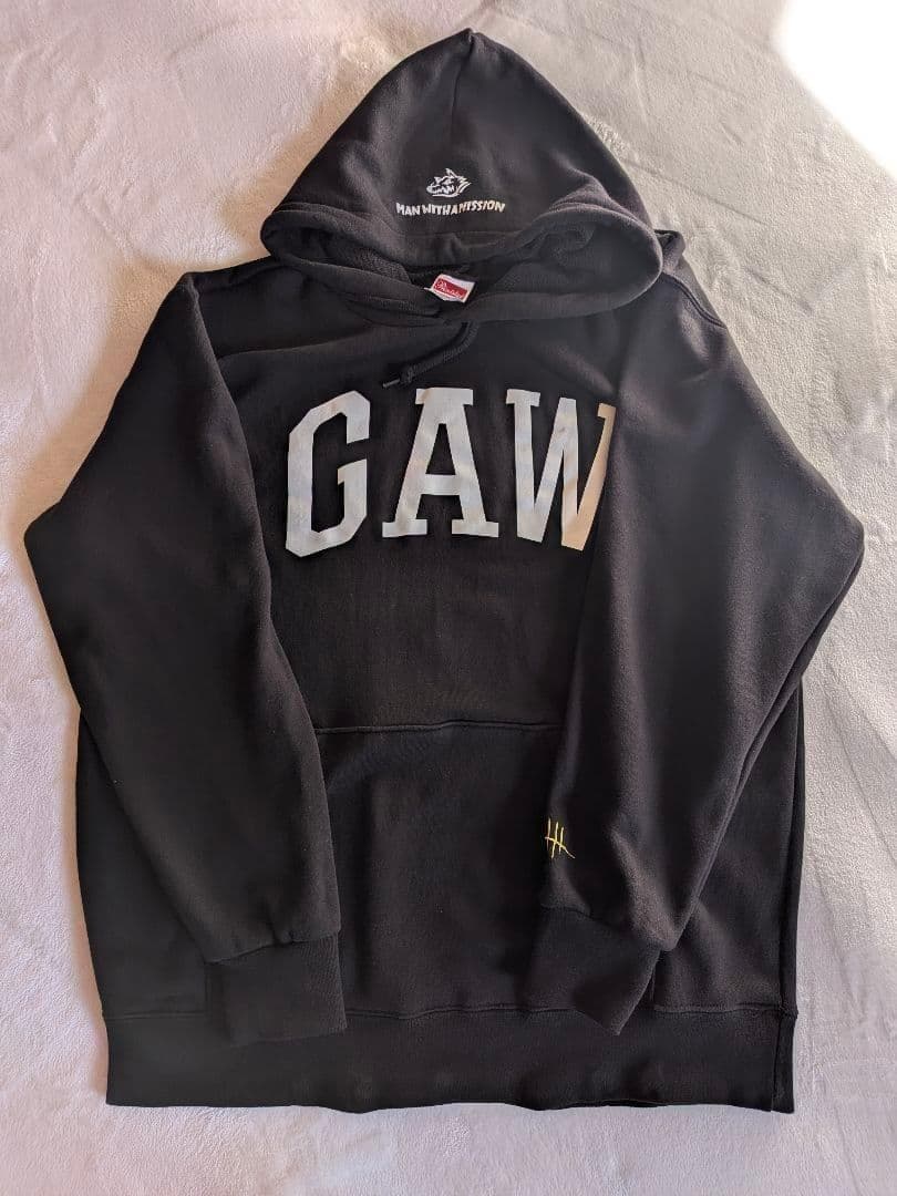 試着のみ マンウィズアミッション ガウパーカー XLサイズ ブラック