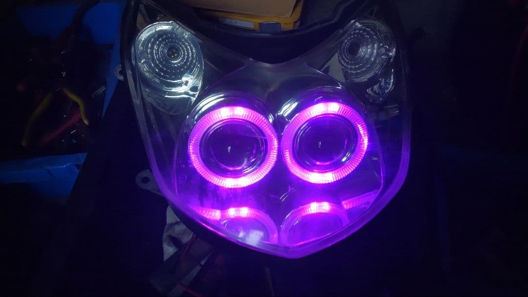 シグナスX SE44J 2型 社外ヘッドライト プロジェクター