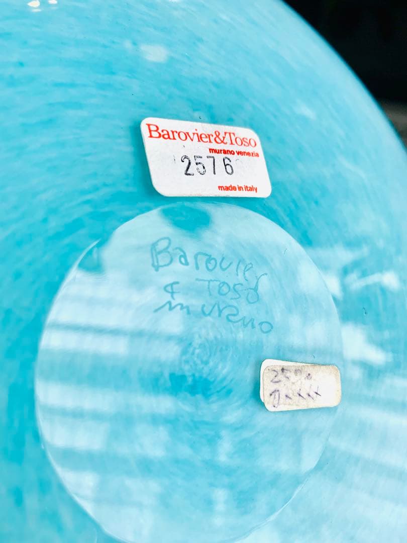 最高級金箔彩Barovier & Tosoバロヴィエール&トーゾ.ムラーノガラス