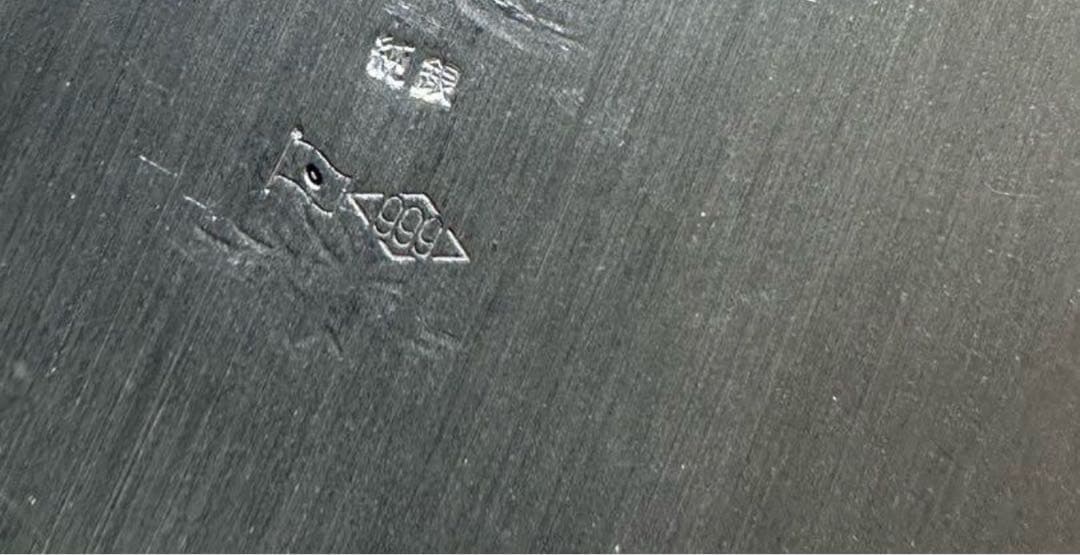 希少　純銀製　大判　小判　造幣局マーク刻印入　100g 天保五両判　桐化粧箱入り