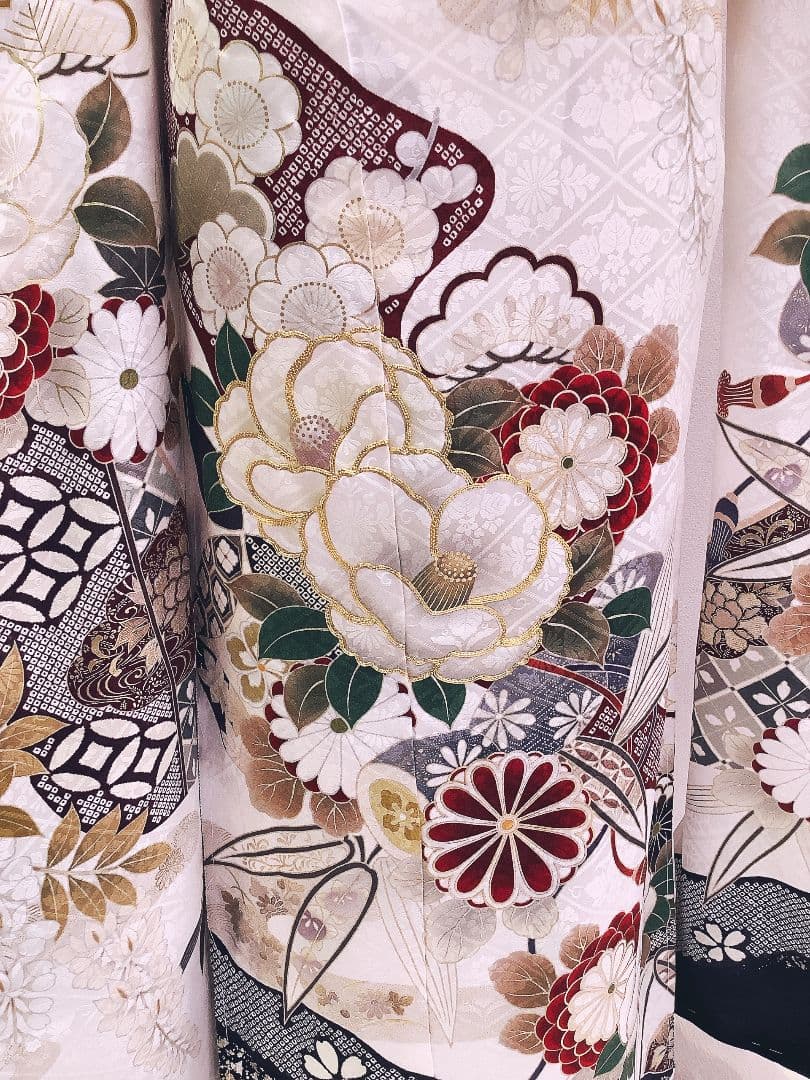 振袖フルセット　白古典