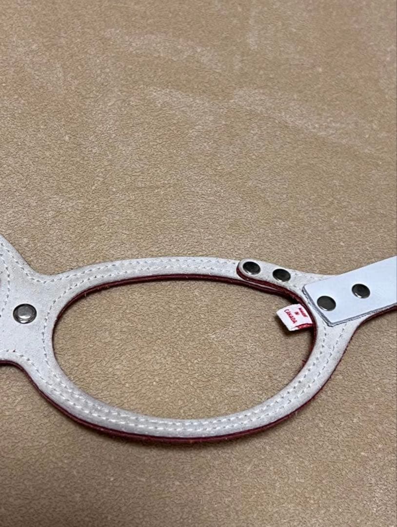 BUDDY BELT 3.5 レッド ラインストーン付き