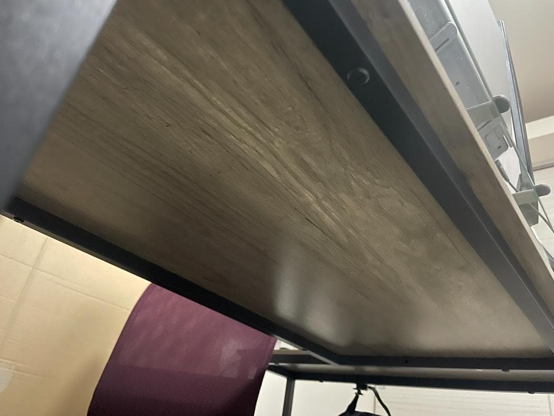 【美品】L字デスク 110cm PC・デスクワーク、ゲーミング　収納棚付き