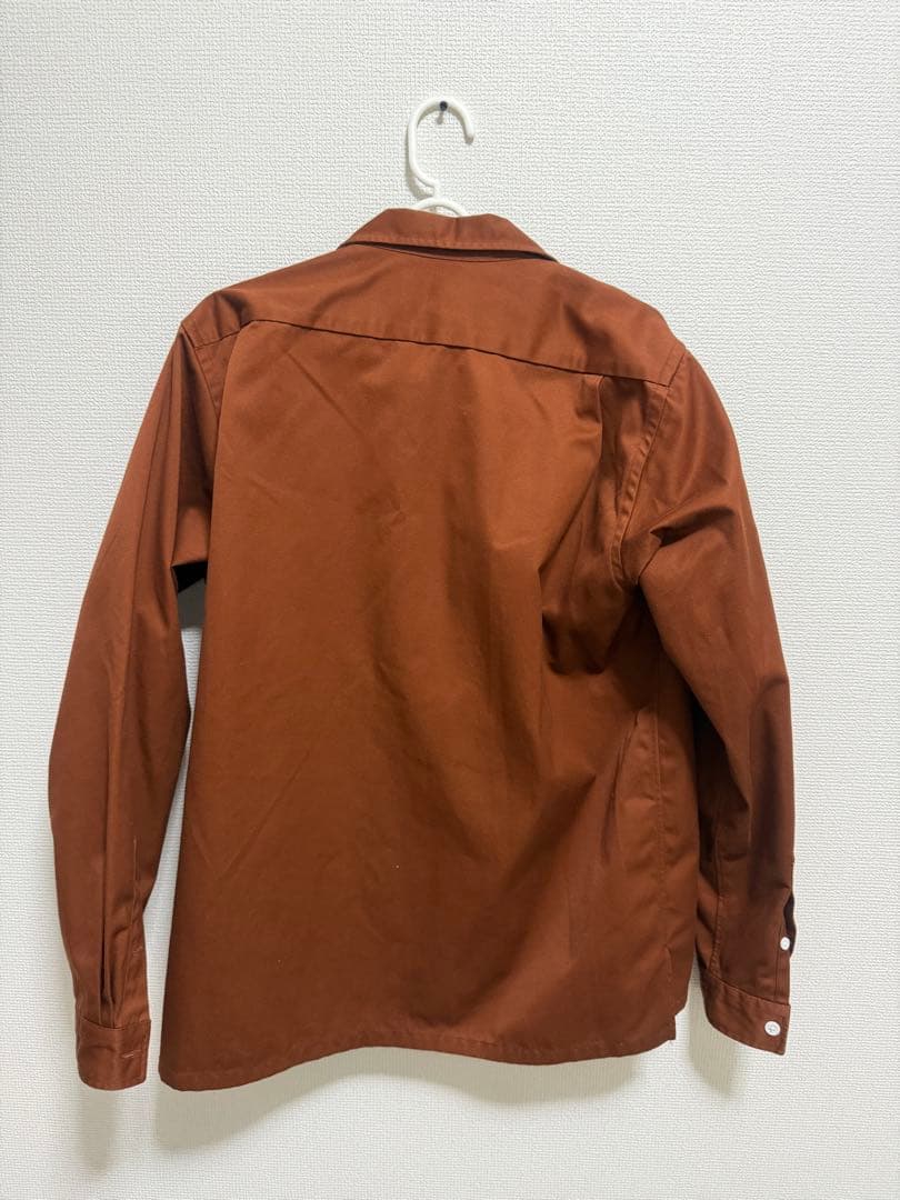 RIPRAP ブラウン ボタンアップシャツ Lサイズ