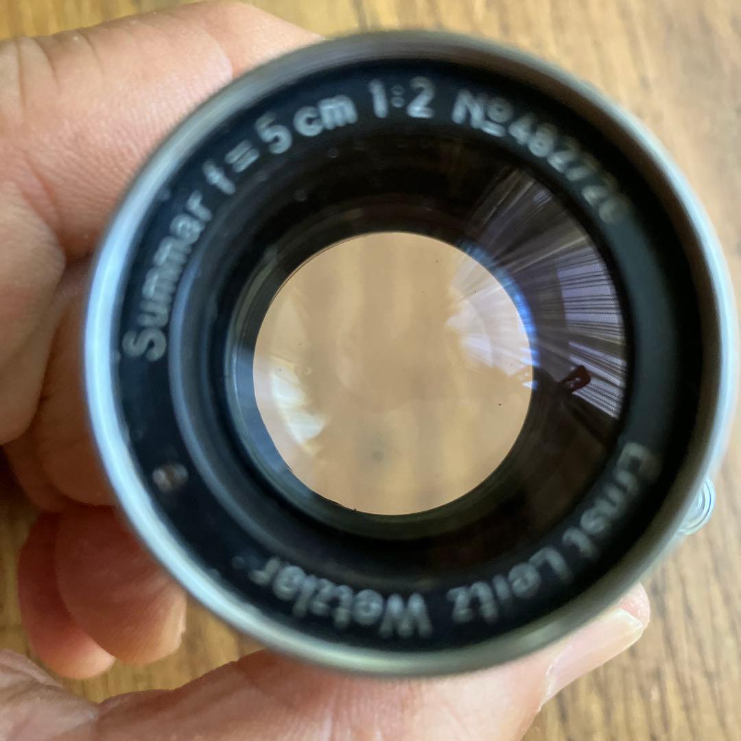 [山崎磨き]Leica Summar 5cm f/2 レンズ
