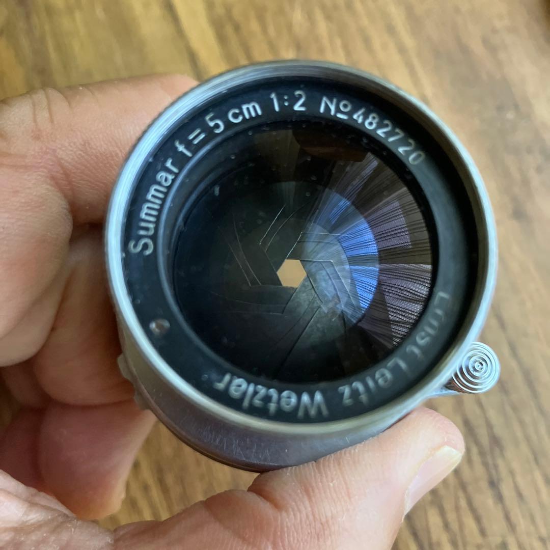[山崎磨き]Leica Summar 5cm f/2 レンズ